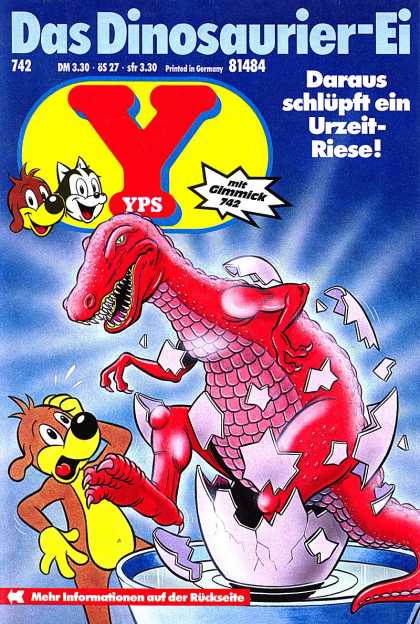 Yps - Das Dinosaurier-Ei - Dog - Cat - Dinosaur - Shell - 742