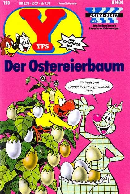 Yps - Der Ostereierbaum - Cat - Dog - Gimmick - Germany - Extra-blatt