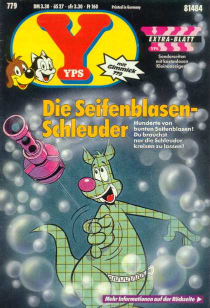 Yps - Die Seifenblasen-Schleuder - Bubbles - German - Plaid - Cannon - Cat