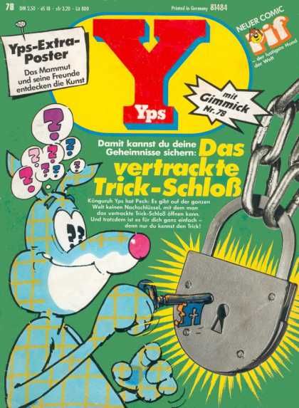 Yps - Das vertrackte Trick-Schloï¿½ - Lock - Chain - Rabbit - Key - Neuer Comic