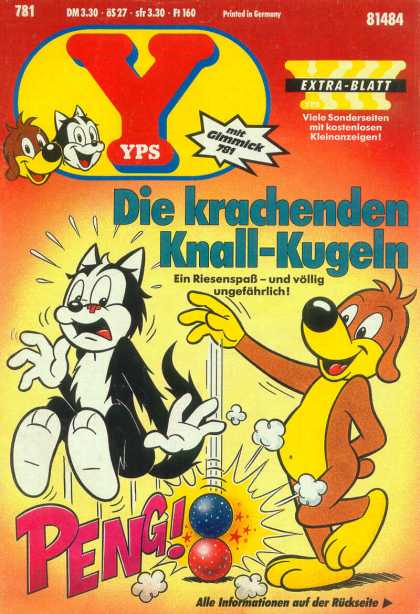 Yps - Die krachenden Knall-Kugeln - Dog - Cat - German - Ball - Drop