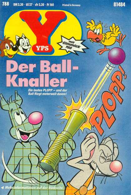 Yps - Der Ball-Knaller - Bird - Gun - Cat - Dog - Mouse