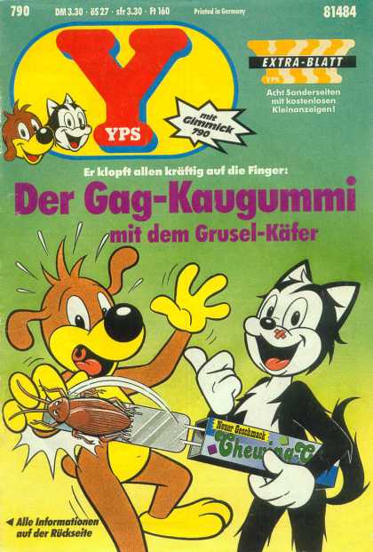 Yps - Der Gag-Kaugummi mit dem Grusel-Kï¿½fer