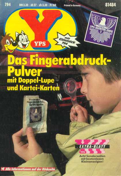 Yps - Das Fingerabdruck-Pulver