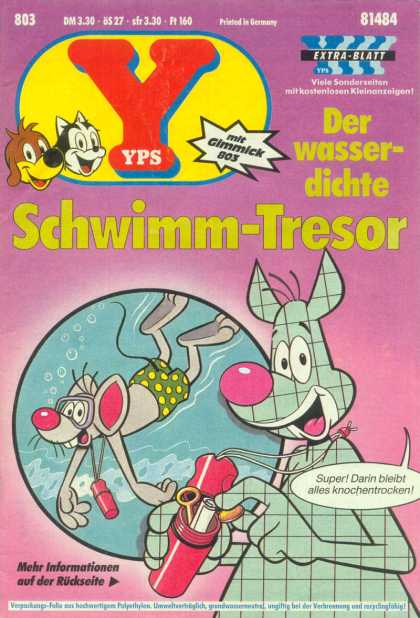 Yps - Der wasserdichte Schwimm-Tresor - Shcwimm-tresor - Der Wasser-dichte - Diving Mouse - Mehr Information Auf Der Ruckseite - Y