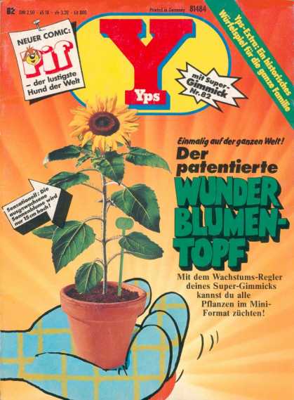 Yps - Der patentierte Wunder-Blumentopf - Pif - Sunflower - Wunder Blumen-topf - German - Mini-format