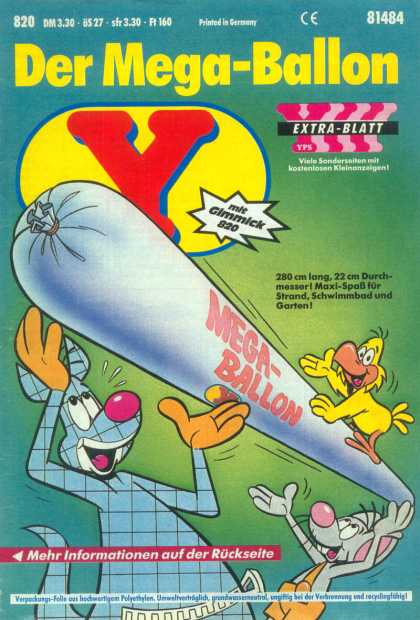 Yps - Der Mega-Ballon - Ballon - Mega - Rabbit - Chicken - Mouse