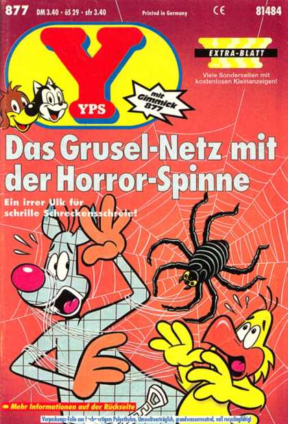 Yps - Das Grusel-Netz mit der Horror-Spinne - Bird - Mouse - Gimmick - Spider - Web
