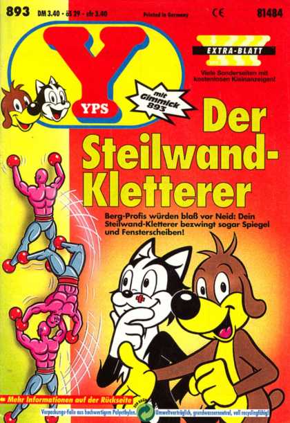 Yps - Der Steilwand-Kletterer - Cat - Dog - Extra Blatt - Toy - Der Steilwand-kletterer