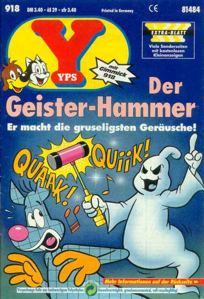 Yps - Der Geister-Hammer - Der Geister-hammer - Extra-blatt - Spirits - Weapons - Slapstick Comedy