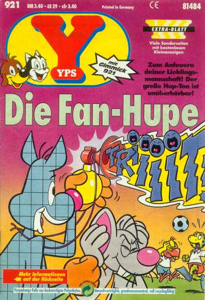Yps - Die Fan-Hupe - Die Fan-hupe - Printed In Germany - Zum Anfeuers - Mehr Information - Ball