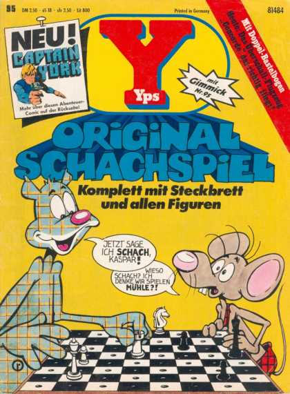 Yps - Original Schachspiel - Cat - Mouse - Chess - Plad - Game