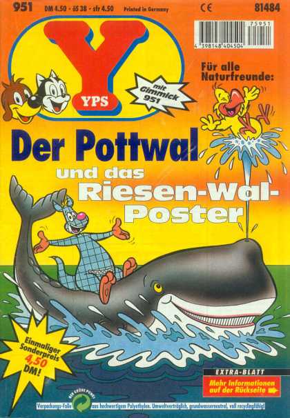 Yps - Der Pottwal und das Riesen-Wal-Poster