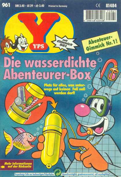 Yps - Die wasserdichte Abenteurer-Box - Underwater - Pencil - Coin - Candy - Fish