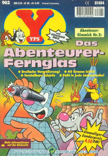 Yps - Das Abenteurer-Fernglas - Albenteuer- Gimmick Nr 2 - Mit Gimmick 962 - Cat And Dog - Yps - Mehr Informationen