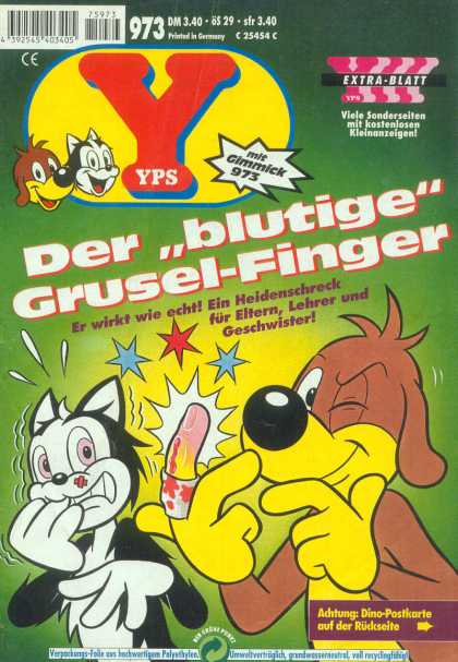 Yps - Der &quot;blutige&quot; Grusel-Finger