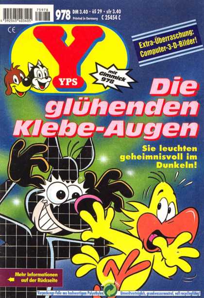 Yps - Die glï¿½henden Klebe-Augen - 978 - Yps - Die Gluhenden - Klebe-augen - Gimmick