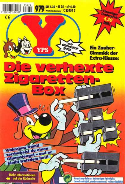 Yps - Die verhexte Zigaretten-Box - Zigaretten-box - Extra-klasse - Cigarettes - Tophat - German