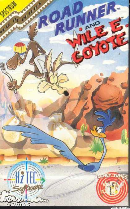 ZX Spectrum Games - Road Runner and Wile E. Coyote