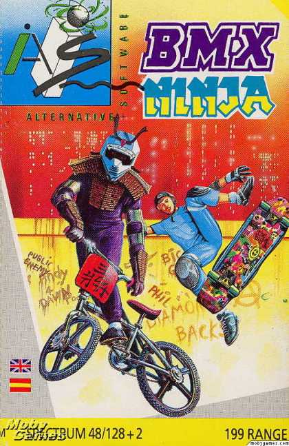 ZX Spectrum Games - BMX Ninja