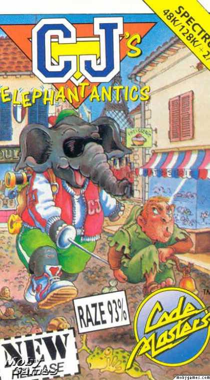 ZX Spectrum Games - CJ's Elephant Antics