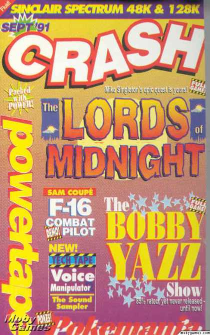 ZX Spectrum Games - Crash Powertape September 1991
